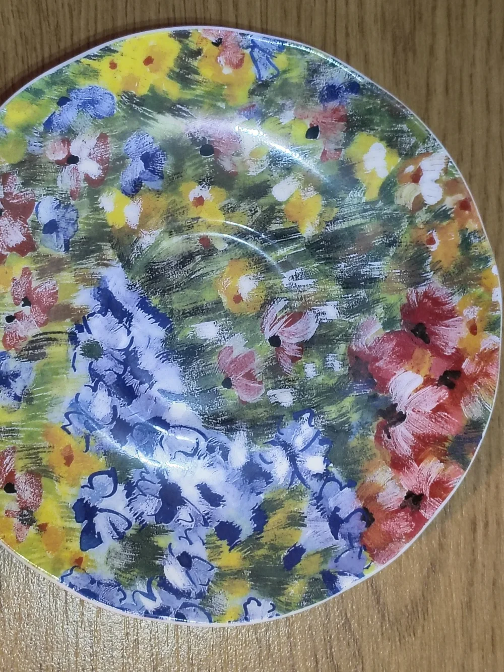 Floral Pattern Tea Cup & Saucer - Multicolor Set (2)